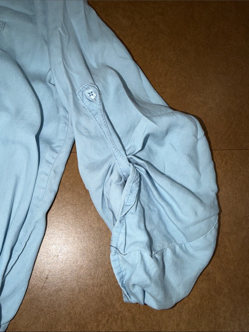 Atmosphere Pale Blue Denim-Look Romper with Front Zip - Picture 4 of 10